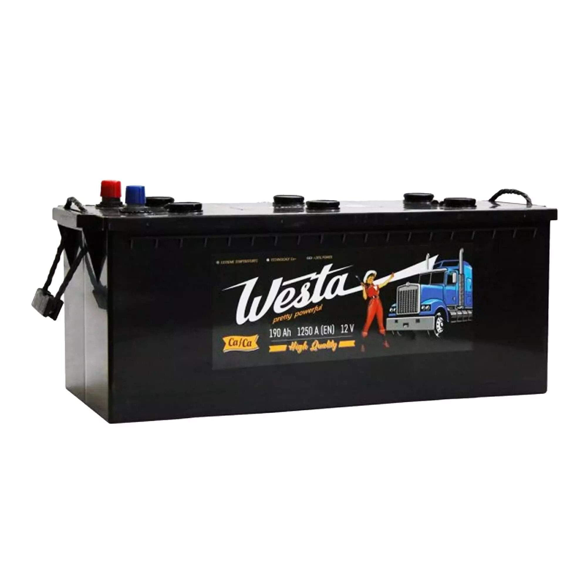 Вантажний акумулятор WESTA Pretty Powerful 6CT-190Ah Аз (WPP190)